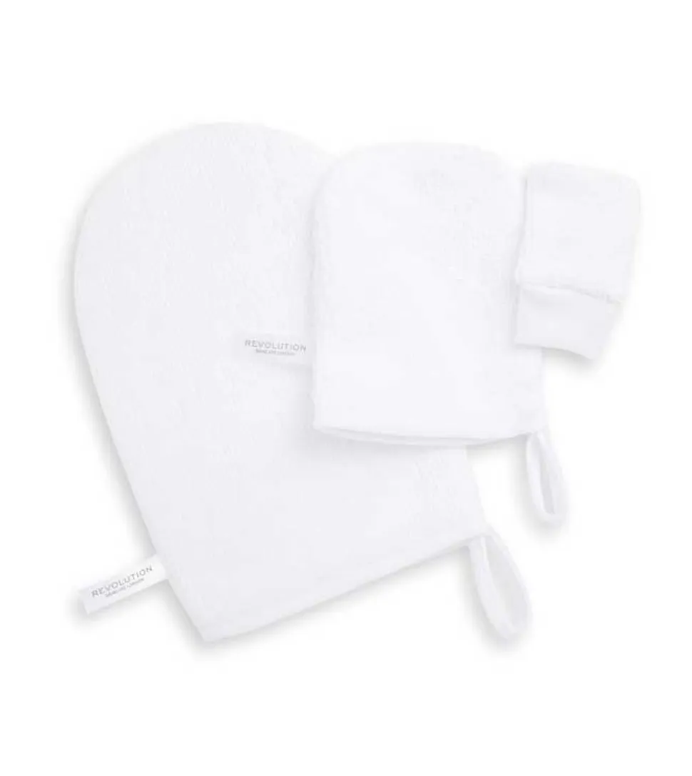 Set de guantes desmaquillantes reutilizables
