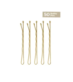 Set de 50 horquillas Bobby Pins - Rubio