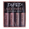 Set de labiales líquidos mate Duped! - Nice Nudes