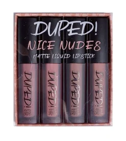 Set de labiales líquidos mate Duped! - Nice Nudes