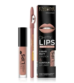 Set de labios Oh! My Lips Matt Lip Kit - 08: Lovely Rose