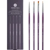 Set de pinceles para eyeliner (4 piezas)
