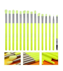 Set de pinceles para ojos Neon (15 piezas)