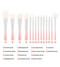 Set de pinceles para ojos Small Waist (14 piezas)