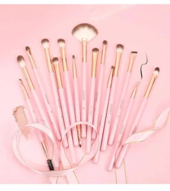 Set de pinceles para ojos Soft Pink Pro (15 piezas)