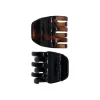 Set de 2 pinzas para el pelo concha y negro Trendy Classics