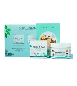 Set de regalo champú sólido Shikakai + mascarilla Extreme Repair