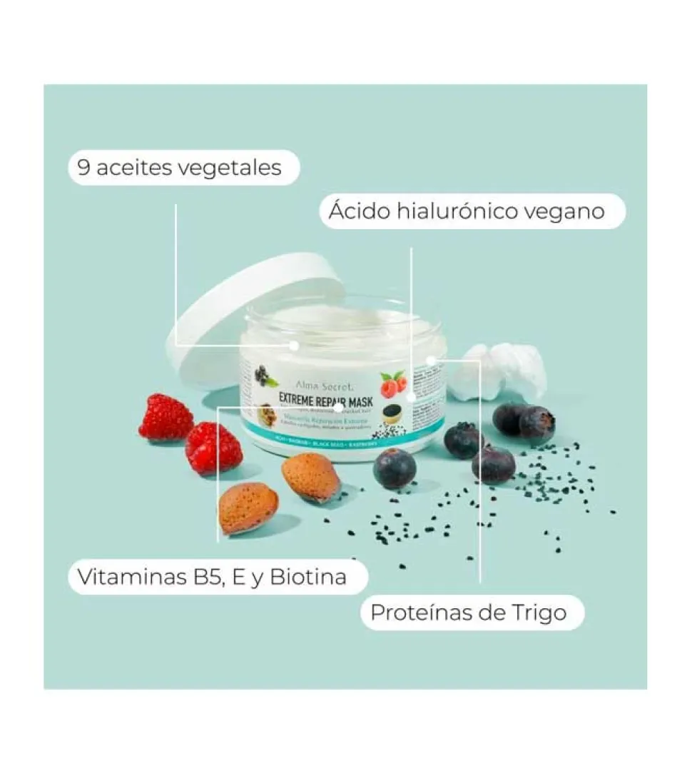 Set de regalo champú sólido Shikakai + mascarilla Extreme Repair