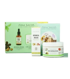 Set de regalo sérum capilar Botanical Rescue + mascarilla Curly Superglow