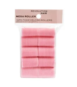 Set de 10 rulos de velcro Mega Pink Rollers
