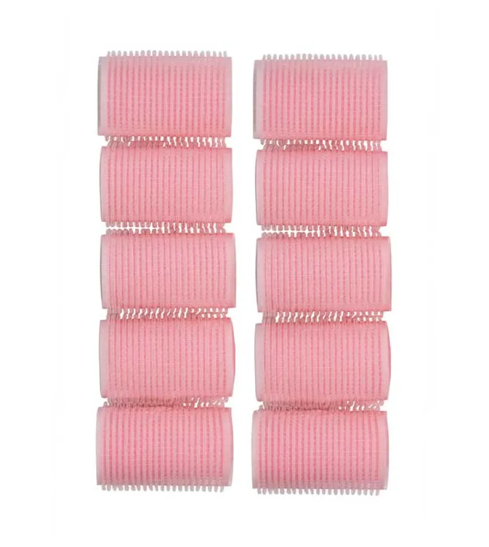 Set de 10 rulos de velcro Mega Pink Rollers