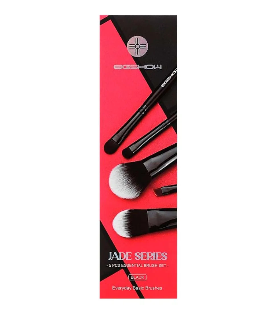 Set 5 pinceles de ojos Jade Series - Black
