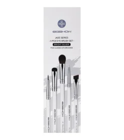 Set 5 pinceles de ojos Jade Series - Bright Silver