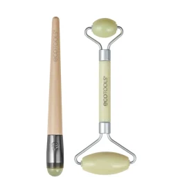 Set rodillo facial y rodillo para contorno de ojos Jade