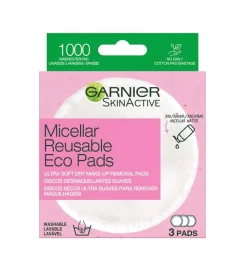 *Skin Active* - Discos desmaquillantes reutilizables de microfibra