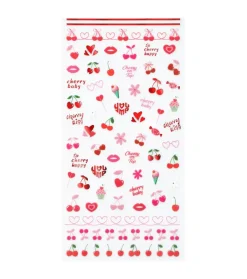 *So Cherry Happy* - Pegatinas para uñas With Extra Cherries, Please!