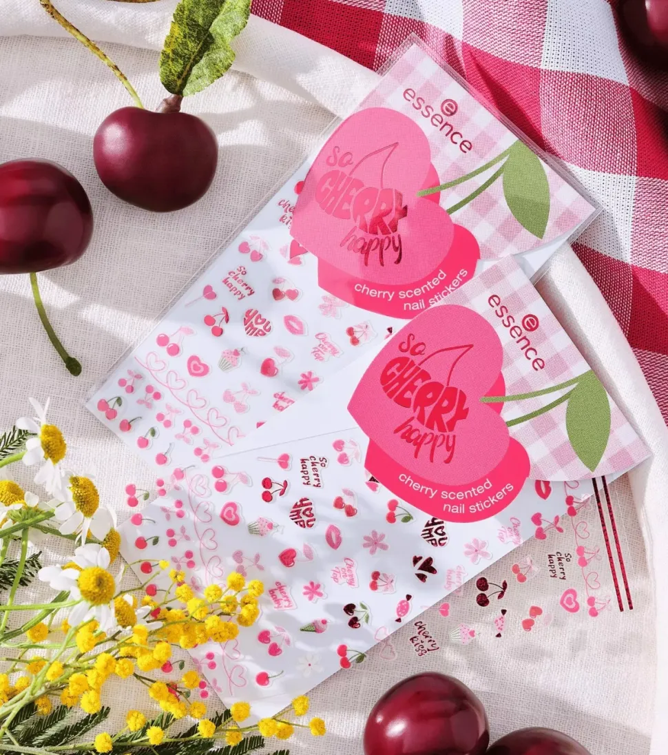 *So Cherry Happy* - Pegatinas para uñas With Extra Cherries, Please!