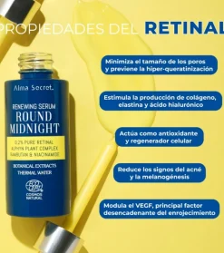 Sérum con Retinal puro Round Midnight 0,2%