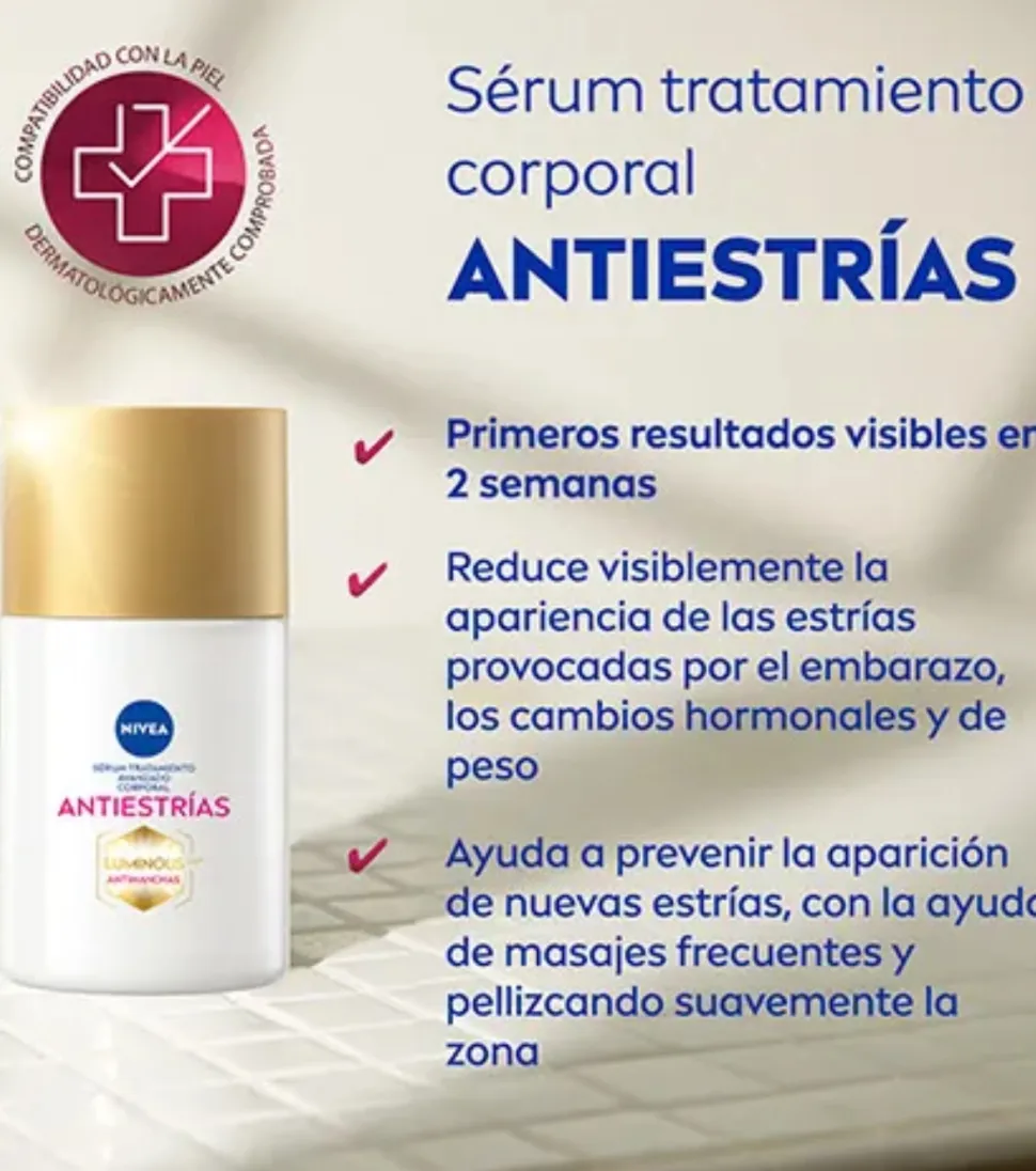 Sérum corporal anti-estrías y anti-manchas tratamiento avanzado Luminous 630