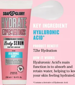 Sérum corporal con ácido hialurónico Hydrate Expectations - Todo tipo de pieles