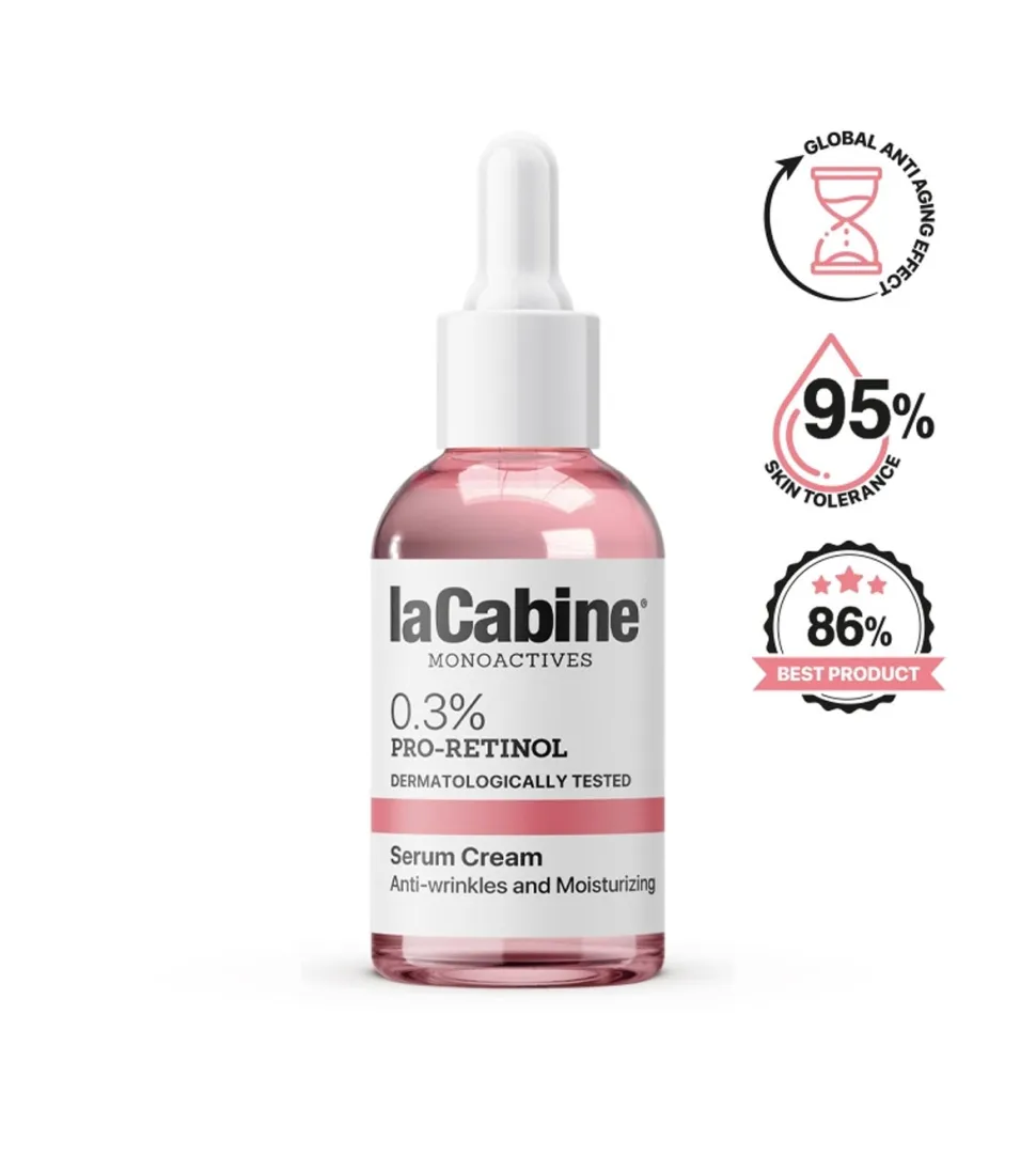Sérum crema antiarrugas e hidratante 0.3% Pro-Retinol - Todo tipo de pieles