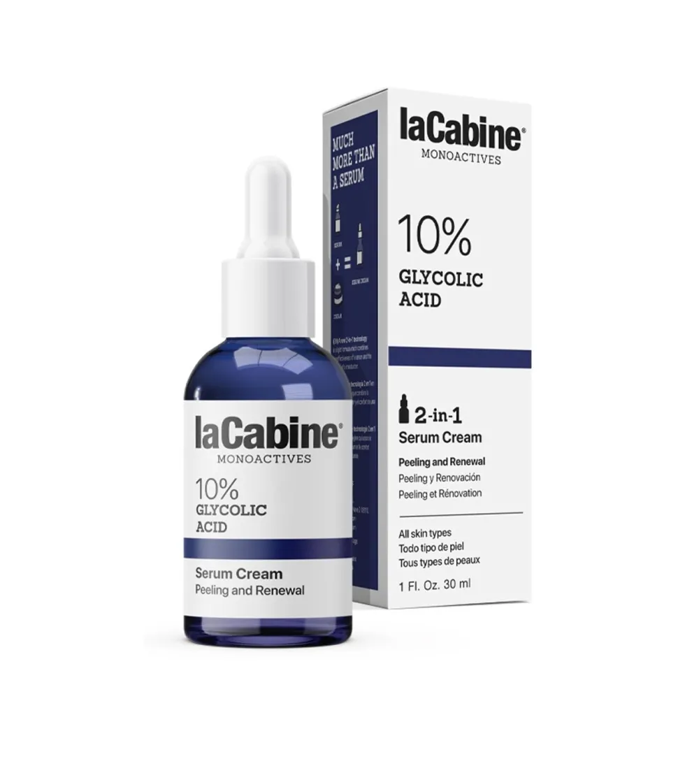 Sérum crema efecto peeling 10% ácido glicólico - Todo tipo de pieles