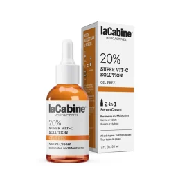Sérum crema iluminador e hidratante Super Vit-C Solution - Todo tipo de pieles