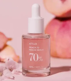 Sérum enriquecido con extracto de melocotón 70% y niacinamida