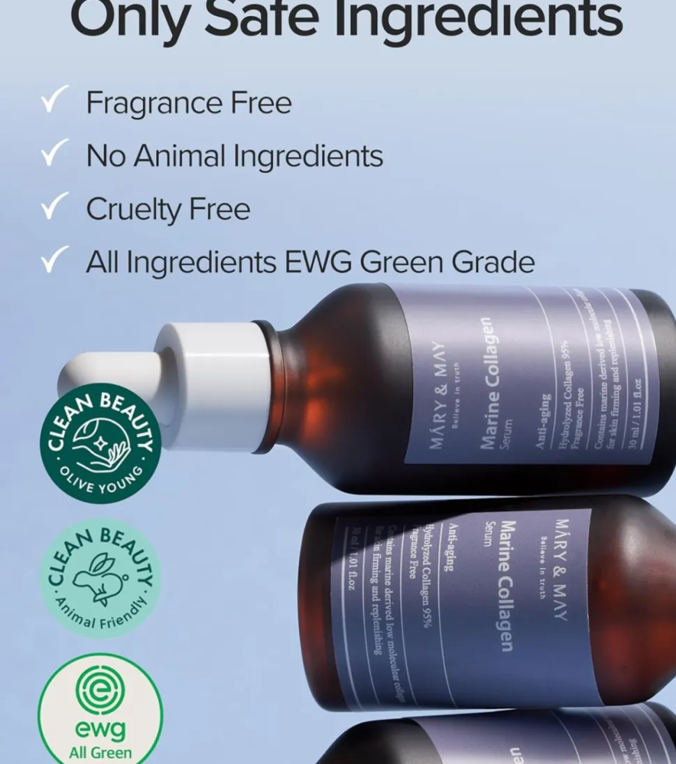 Sérum facial anti-arrugas Marine Collagen