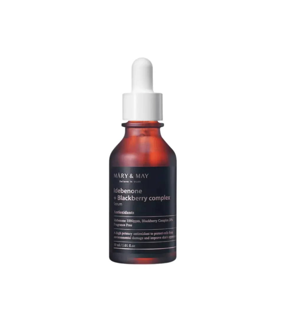Sérum facial antiedad Idebenone + Blackberry Complex
