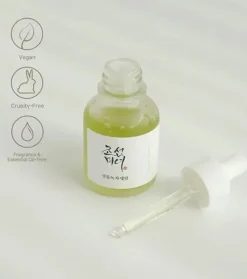 Sérum facial calmante de té verde + pantenol
