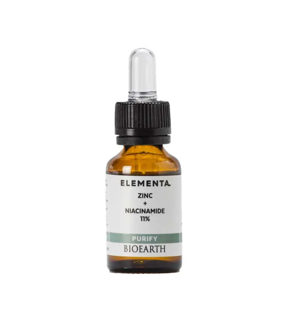 Sérum facial concentrado 11% zinc + niacinamida