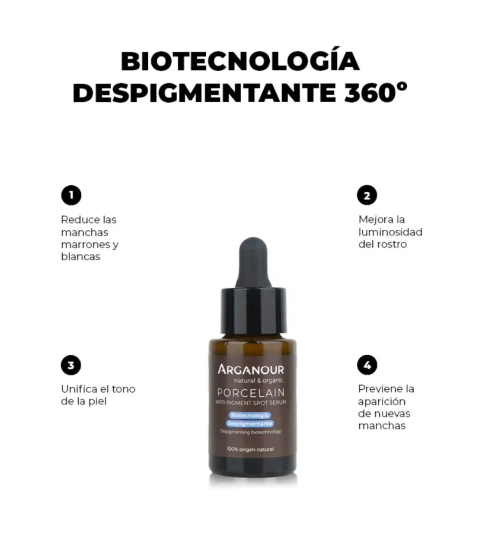 Sérum facial despigmentante Porcelain