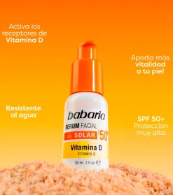 Sérum facial iluminador con SPF 50+ - Vitamina D