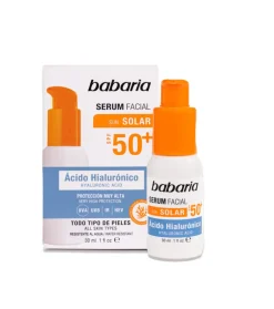 Sérum facial iluminador con SPF 50+ - Ácido Hialurónico