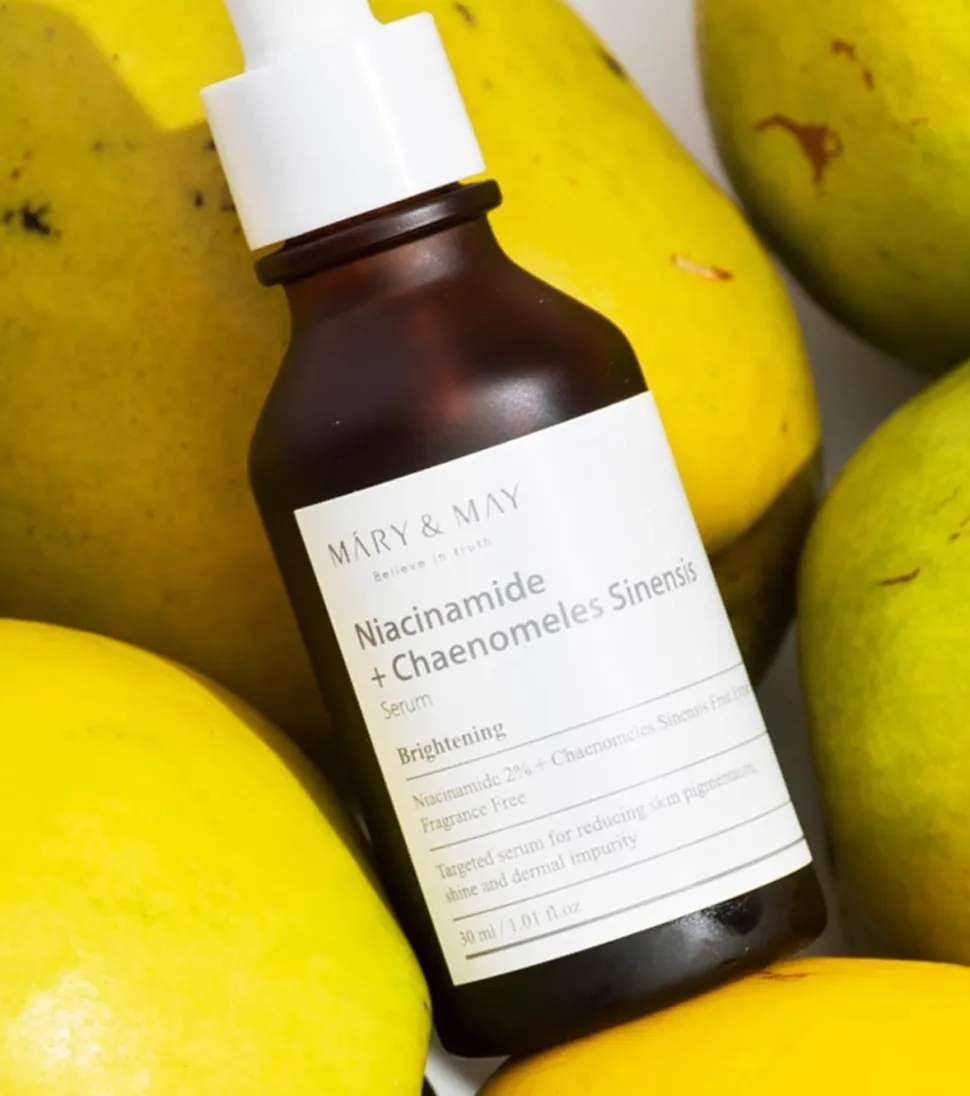 Sérum facial iluminador Niacinamide + Chaenomeles Sinensis
