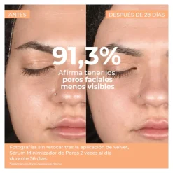 Sérum facial minimizador de poros Velvet