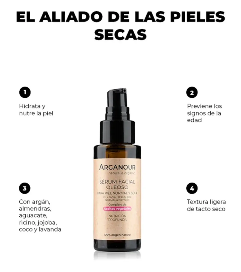 Sérum facial - Pieles normales y secas