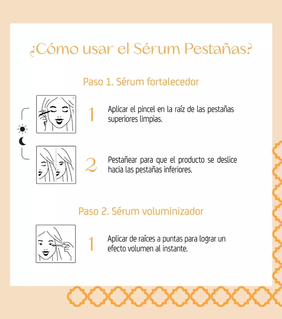 Sérum fortalecedor + voluminizador de pestañas