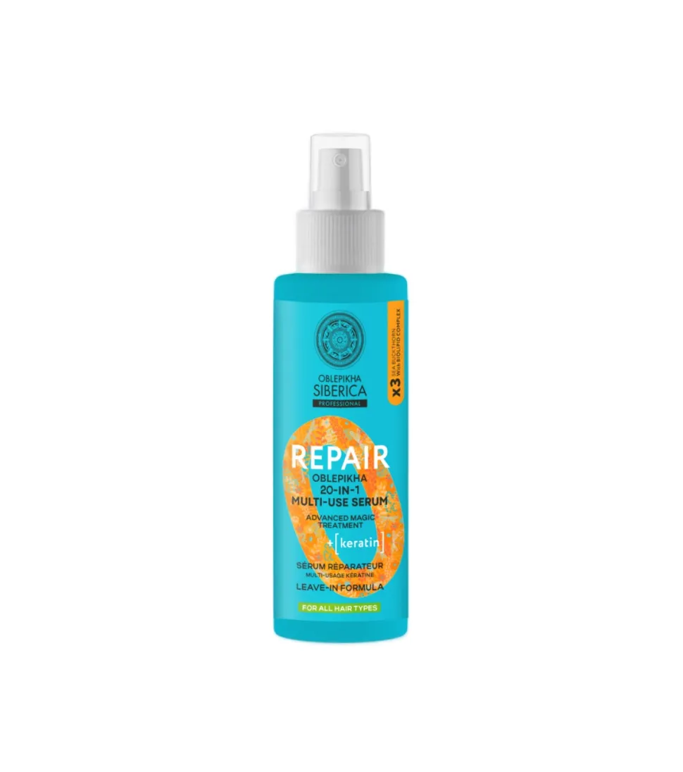 Sérum multifunción Oblepikha reparador de queratina - Para todo tipo de cabellos