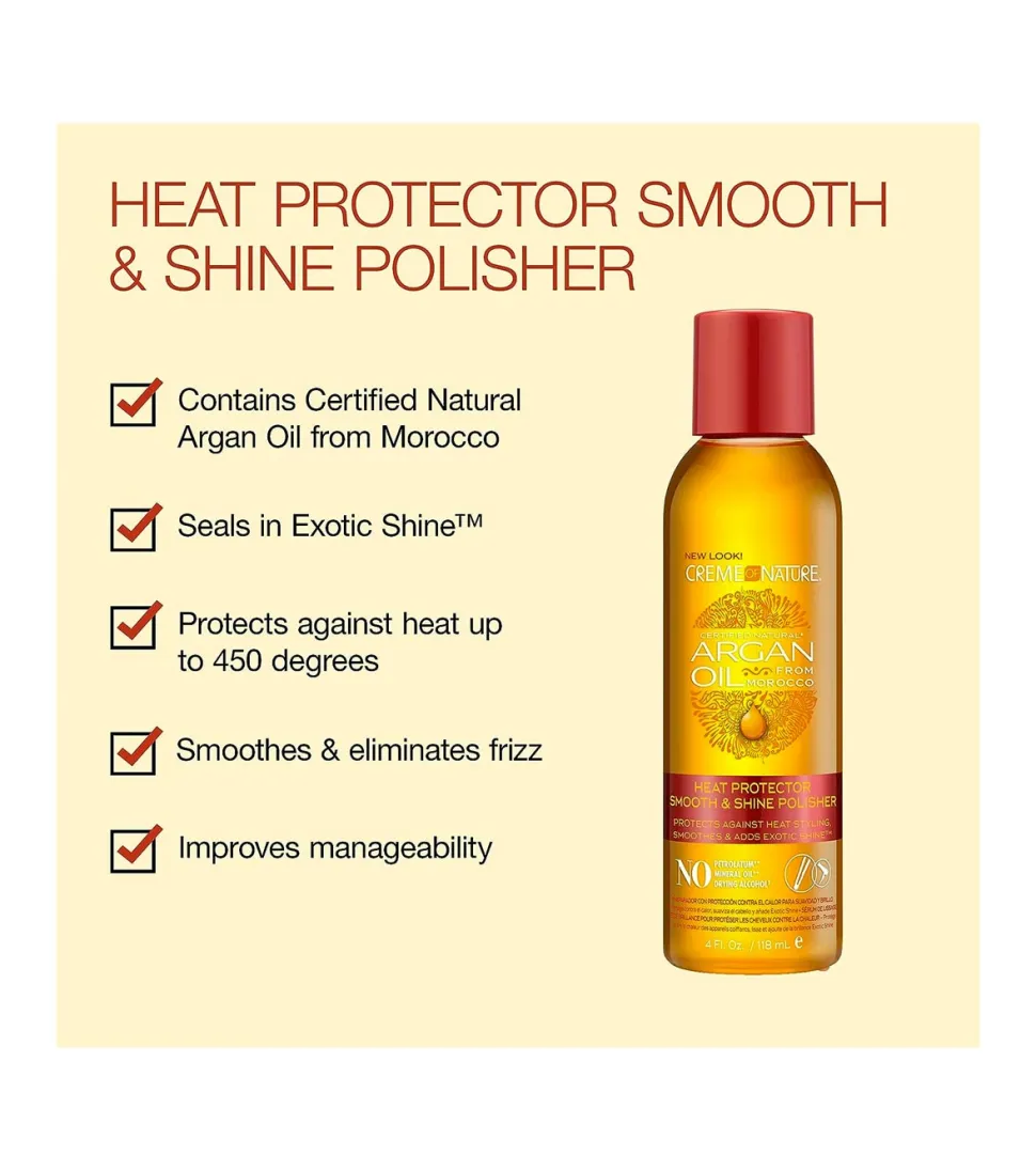 Sérum termoprotector con aceite de argán Smooth & Shine