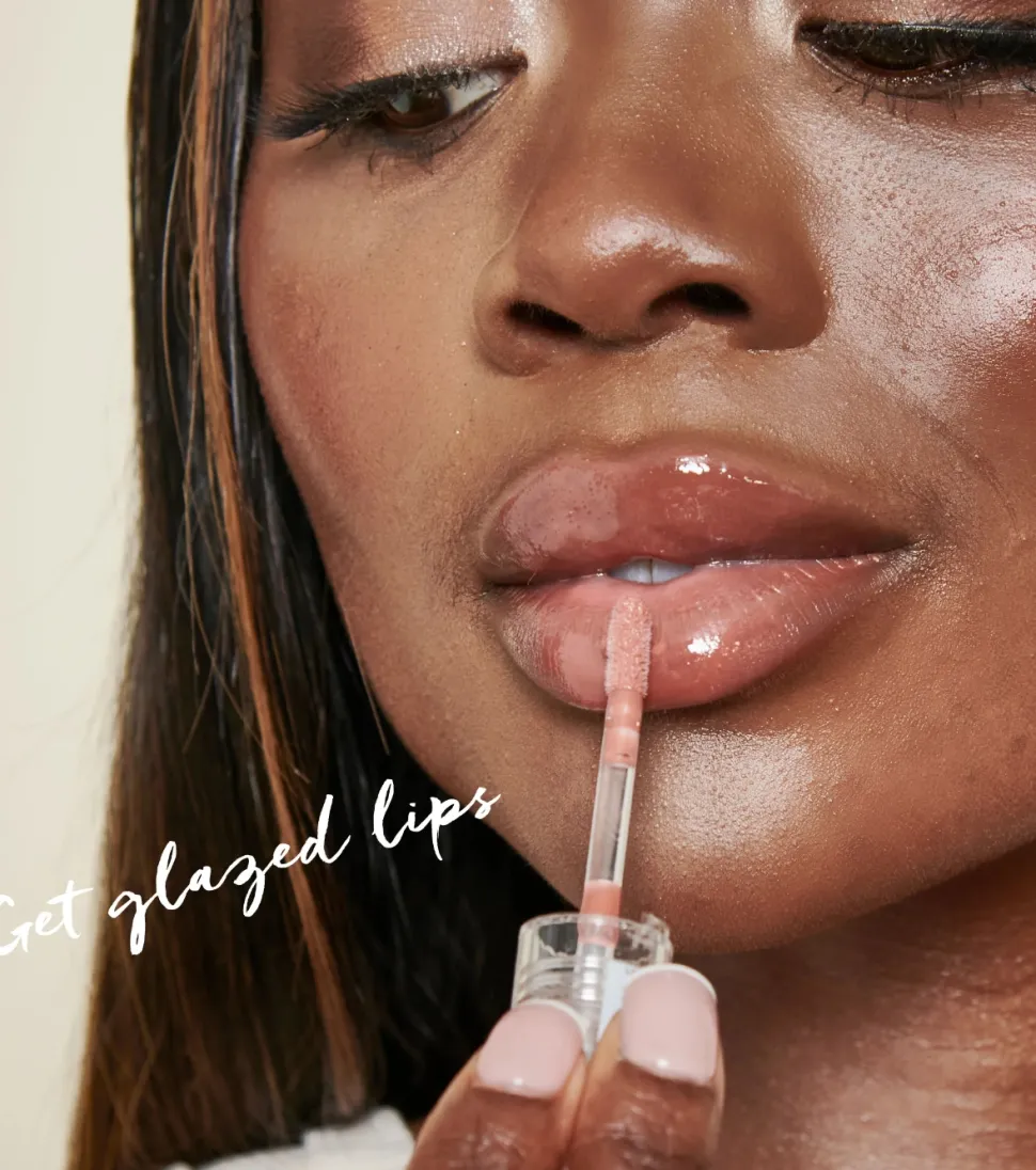 *Sundrenched* - Brillo de labios Glazed Kiss - Crystal Clear