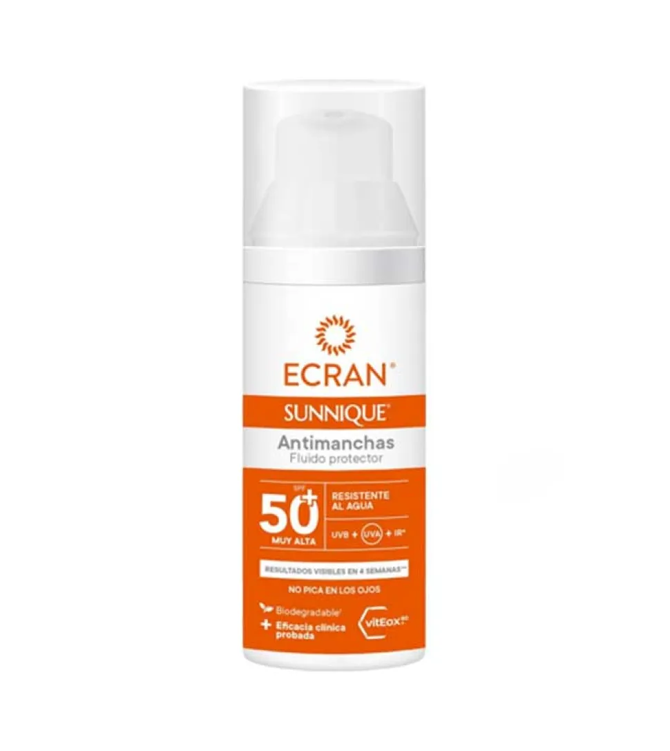 *Sunnique* - Fluido protector solar facial antimanchas SPF50+