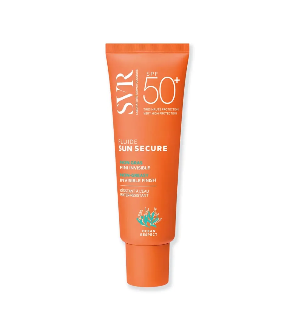 *Sun Secure* - Protector solar fluido SPF50+ no graso y acabado invisible - Piel normal a mixta