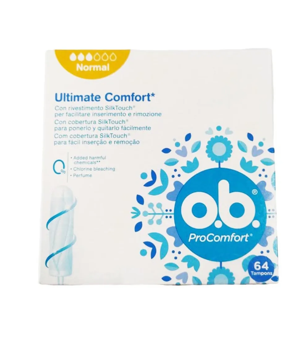 Tampones ProComfort Ultimate Comfort Normal - 64 unidades