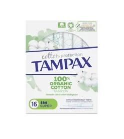 Tampones super Cotton Protection - 16 unidades