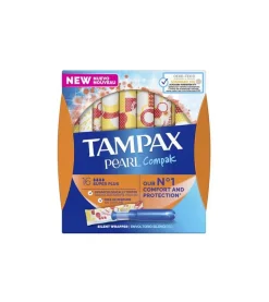 Tampones super plus Pearl Compak - 16 unidades