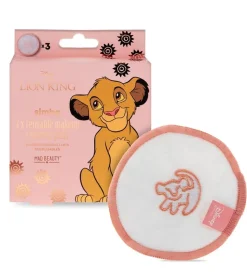*The Lion King* - 3 discos desmaquillantes reutilizables