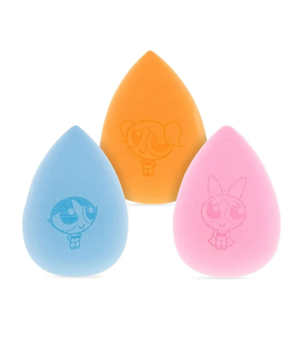 *The Powerpuff Girls* - Trío de esponjas de maquillaje