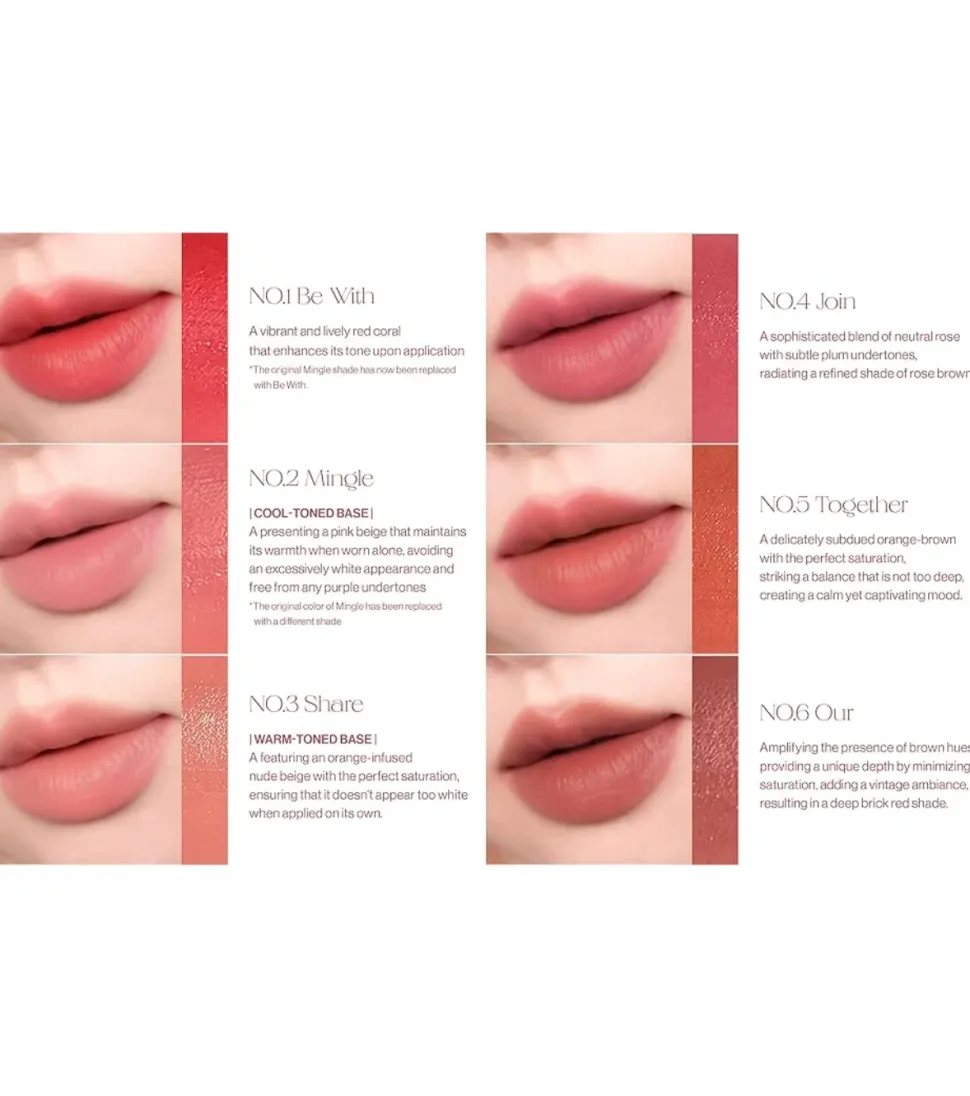 Tinte labial de color mate Luv Hug Velvet Tint - 02: Mingle